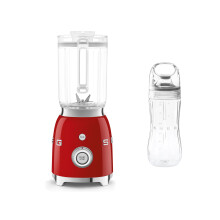 (Red) Smeg BLF03 Blender + BGF03 Bottle To Go Bundle
