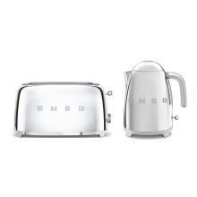 Smeg Bundle Set TSF02 4 Slice 2 Long-Slot Toaster & KLF03 Kettle Bundle