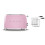 Smeg (Pink) Smeg TSF01 2 Slice Toaster + TSSR01 2-Sandwich Racks Bundle 1