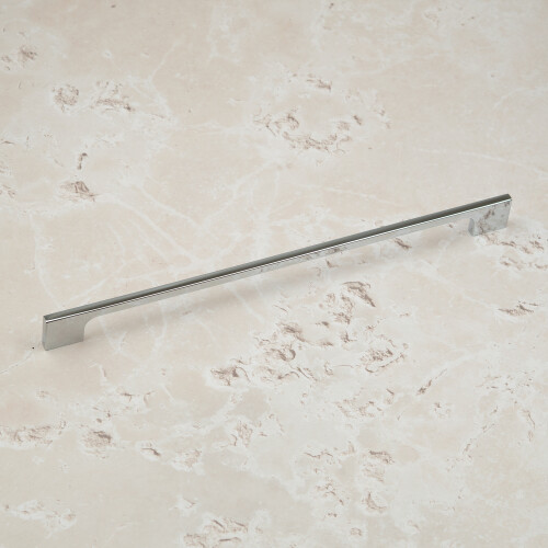 (288mm Handle) Polished Chrome Slim Square Cabinet Handles 2