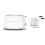 Smeg (White) Smeg TSF01 2 Slice Toaster + TSSR01 2-Sandwich Racks Bundle 1