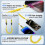 Coiled USB to Lightning Cable, Retractable Short Charger Compatible with Apple CarPlay for iPhone, Durable Bla 2