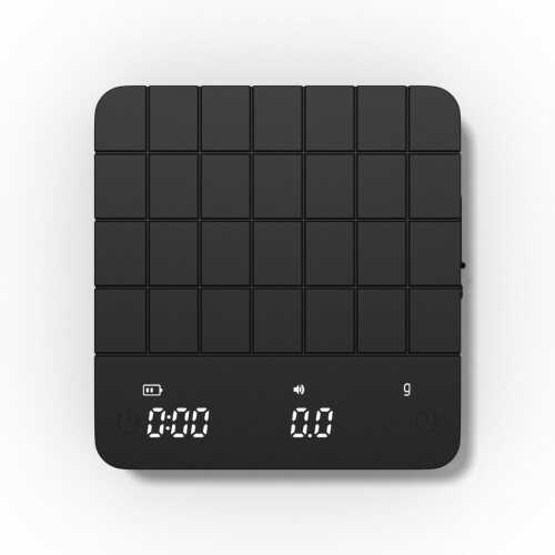 Rechargeable Mini Coffee Scale with Timer, 2kg 0.3g Precision Espresso Scale, Portable Digital Scale with 4 Mo 1