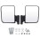 Wear-Resistant Side Mirrors for Golf Carts, Replaceable Rear View Mirrors for Golf Course Driving Use 2