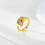 Sterling Silver Dog Ring for Women Adjustable 3