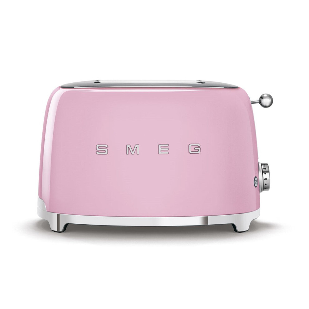 Smeg (Pink) Tsf01 Retro 2 Slice Toaster