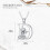 Cat Initial Pendant Necklace Silver Alphabet A-Z 6