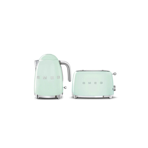 Smeg (Green) Smeg Bundle Set KLF03 Kettle & TSF01 2 Slice Toaster