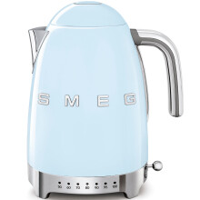 (Pastel Blue) Smeg 50s Retro KLF04 Kettle with Temperature Selector 1.7 Litre