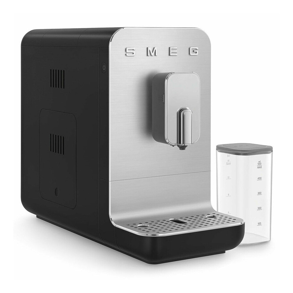 Smeg Unisex Black Bcc13 Bean To Cup Coffee Machine W/ Automatic Milk Frother In - Image 2