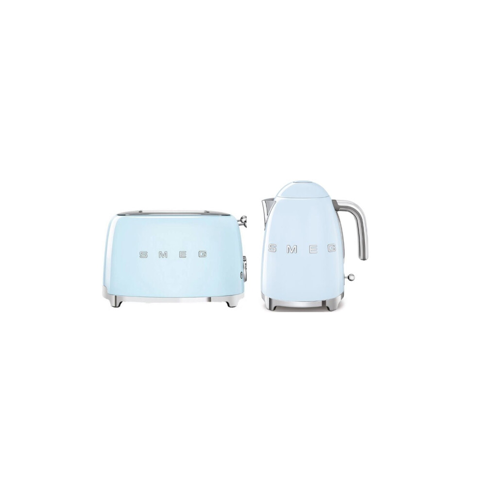 Smeg (Blue) Bundle Set Klf03 Kettle & Tsf01 2 Slice Toaster