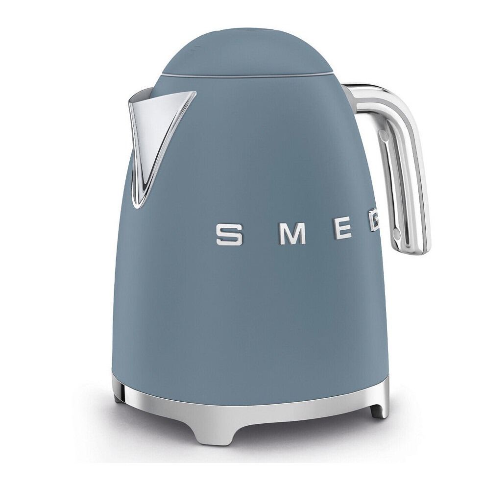 Smeg (Storm Blue) Klf03 Retro Matte Style Kettle 1.7 Litre