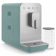 (Emerald Green) Smeg Matte BCC13 Bean to Cup Coffee Machine with Automatic Milk Frother