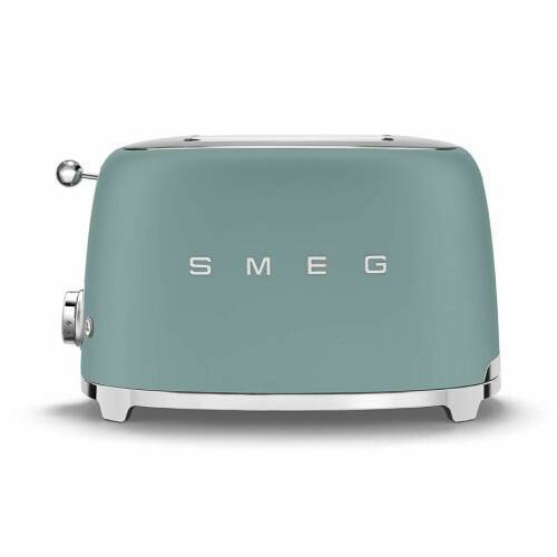 Smeg (Emerald Green) Smeg TSF01 Retro Matte Style 2 Slice Toaster