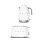 Smeg (White) Smeg Bundle Set TSF01 2-Slice Toaster & KLF04 1.7L Variable Temperature Controlled Kettle 1