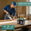 Battery Holder Rack for 18V Tools, Space-Saving Organizer for 6 Cells, Compact Wall-Mounted Storage Solution 5