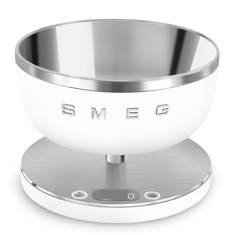 (Matte ) Smeg Ksc01 Digital Kitchen Scale White 5060397087980