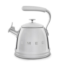 (Stainless Steel) Smeg WKF01 Retro Stovetop Whistling Kettle