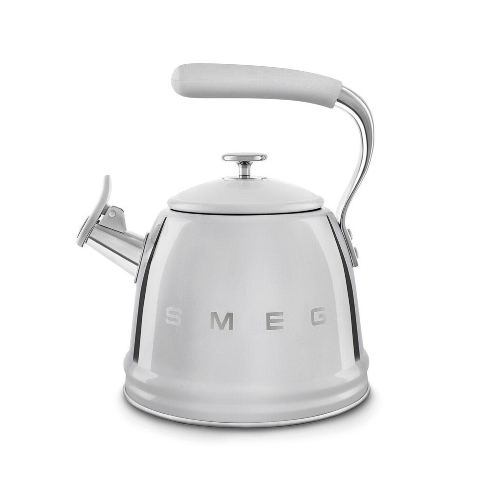 Smeg (Stainless Steel) Wkf01 Retro Stovetop Whistling Kettle
