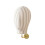 Mannequin Head Wall Mount Holder for Hats Linen Stripe 4