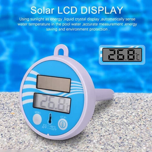 Floating Digital Pool Thermometer, Durable Rust-Resistant Temperature Reader, High Precision for Swimming Pool 2