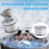 6 Replacement Filter Cartridges for MSPA Filters, High Efficiency Spa Water Cleaning Filter Set 2