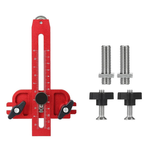 Aluminium Alloy Table Saw Jig 120mm Thin Adjustable Limiter 1
