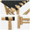 VidaXL vidaXL Garden Bench 110 x 38 x 40 cm Bamboo Natural Rectangular 5