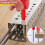 3 Pack Solid Carpenter Pencil with 21 Refills, Long Nosed Deep Hole Mechanical Pencil with Built-In Sharpener 3