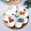 Divided Serving Platter 4-Compartment Modern Sturdy Dish 8