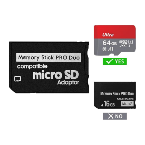 Προσαρμογέας Micro SD σε Memory Stick PRO Duo για φωτογραφική μηχανή, Handycam, κινητό τηλ 2