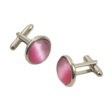 Dress Cufflinks - Pearly Pink
