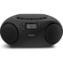 (Black) Philips CD Soundmachine TAZ2000, Bluetooth CD FM USB Black - Boombox