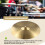 Brass Crash Cymbal 12 Inch Drum Percussion Instrument 7
