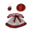 Ceramic Doll Dress for 60-65cm Doll Red 5