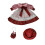 Ceramic Doll Dress for 60-65cm Doll Red 6