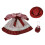 Ceramic Doll Dress for 60-65cm Doll Red 7