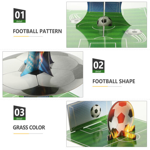 Football Cake Stand Multi-Tier Sturdy Paper Holder 1
