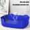 Cat Litter Box Spill-Proof Extra-Large Open Tray 1 Pack 6