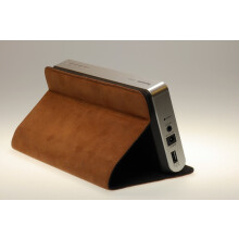 Panasonic SH-ANA10E-T Leather Cover for SC-NA10EG-A Speaker Brown