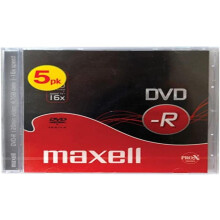 Maxell DVD-R 5 Pack Jewel Case 5mm 16x Speed
