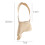 Überlappende Zehentrenner - 2 Paar Beige 2