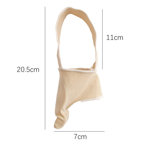 Überlappende Zehentrenner - 2 Paar Beige 1