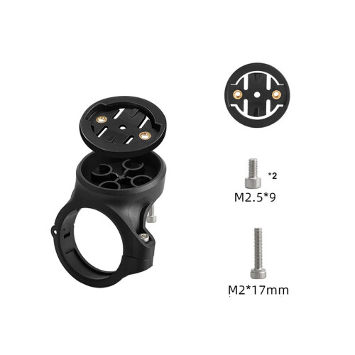 Suporte de selim com 2 espaçadores de montagem Black 1