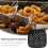 Silikoninnsats til Airfryer square 19x19 cm Sort 3