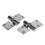 Metal Split Hinge Pair for Cabinet and-Two tests without screws 2