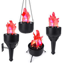 LED Fake Fire Flame Lamp 3D Campfire Decor