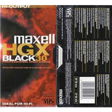 Maxell HGXB-30 Maxell HGXB 30 Professional High Grade 30 min VHS Tape - Pack of 24 Tapes