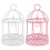 Iron Wall Hanging Bird Cage 2 Pieces 4