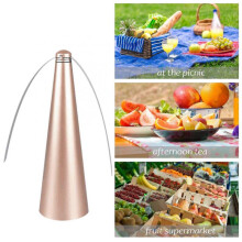 (As show, One size) (As show, One size) Multifunctional Fly Repellent 360 Rotation Fan-type Food Protector Pest Drive Away Table Fan